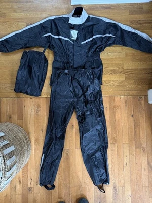 Traje de lluvia unisex para motocicletas chaqueta pantalones y bolsa de almacenamiento L Foto 1 de 2