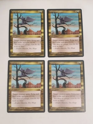 MTG Playset 4x Wings of Aesthir (Ice Age/Gold/U) - BGM - Image 1 of 2