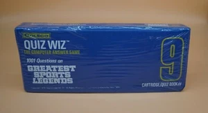 Coleco Quiz Wiz 1001 Questions Greatest Sports Legends Cartridge / Quiz Book #9  - Picture 1 of 6