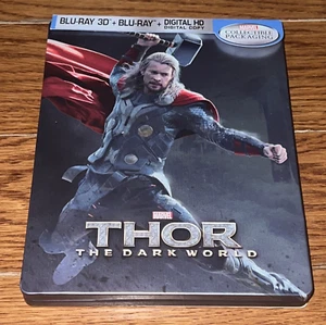 Marvel Thor The Dark World 3D 2-Discs Bluray Future Shop Canada Steelbook - Picture 1 of 7