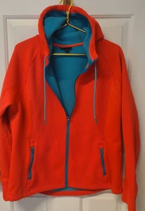 Swiss Tech Hooded Waffle Knit Fleece Lined Jacket Coat Women Sz XL (16-18) Parka - Picture 1 of 10