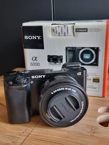Sony ILCE A6000 24.3MP Camera, 18-55mm Lens, WI-FI - Picture 1 of 19