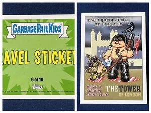 2021 Topps Garbage Pail Kids Go On Vacation The Crown Jewel of Britain Pegatina - Imagen 1 de 3