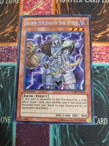 Yu-Gi-Oh! Broww, Huntsman of Dark World LCJW-EN243 Secret Rare 1st Edition NM - Picture 1 of 4
