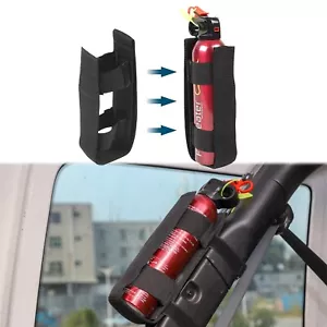 Fire Extinguisher Mount Strap Holder for Jeep Wrangler JL TJ JK YJ Unlimited - Picture 1 of 13