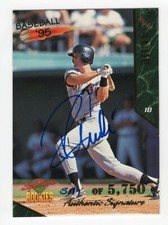 RICH AUDE SIGNED 1995 SIGNATURE ROOKIES MINOR LEAGUE CARD #4  PITTSBURGH PIRATES