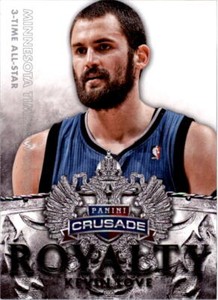 2013-14 Panini Crusade Royalty #20 Kevin Love - NM-MT