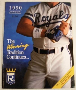 Programa de béisbol OMAHA KANSAS CITY ROYALS 1990 GARY THURMAN - Imagen 1 de 4