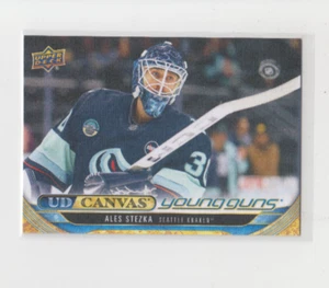 24/25 UD Extended Seattle Kraken Ales Stezka Young Guns UD Canvas RC #C356 - Bild 1 von 2