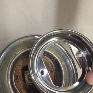 1951-1952 BUICK Roadmaster PARKLAMP BEZEL CUP ONLY Super 51 52 Polished Rt LEFT - Picture 1 of 17