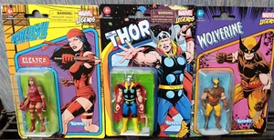 Lot of (3) Kenner Marvel Legends w/Wolverine, Thor & Elektra UNOPENED - Picture 1 of 5