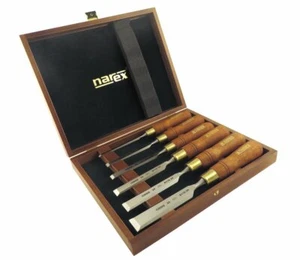 Narex 6 Piece Premium Bevel Edge Chisel Set in Wooden Presentation Box (853200) - Picture 1 of 4