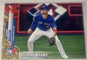CAVAN BIGGIO Future Stars Series 1 Gold Star Set Parallel #327. Blue Jays - Picture 1 of 2