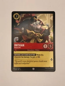 Disney Lorcana Shimmering Skies Ratigan Raging Rat 113/204 Non-Foil - Picture 1 of 2