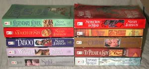 Lot 10 Susan Johnson Sinful Wicked Taboo Outlaw + St. John-Duras Series PB VG! - Picture 1 of 4