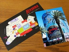 RIVIERA CASINO Vintage Las Vegas 8X10 Photo + FLOOR DIRECTY MAP Closing May 2015