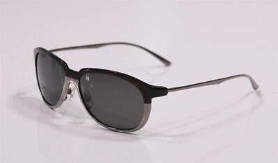 Gafas de sol redondas de lujo Kiton Titanium Napoli marrón/plateado hechas en Japón Foto 1 de 4