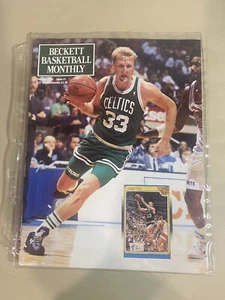 Vintage 1991 Beckett Basketball Monthly Larry Bird/Shawn Kemp Collectible - Picture 1 of 2