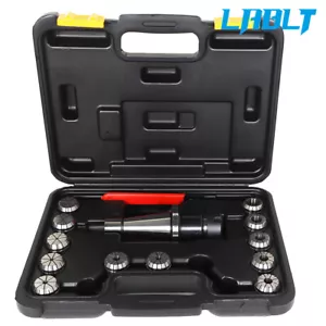 LABLT 14 Pezzi ER-32 NMTB 40 Molla Collettore Mandrini Set Precisione a .0005" - Foto 1 di 12