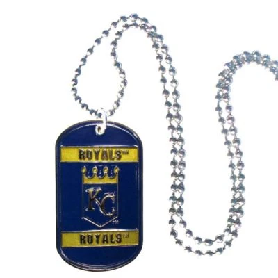 Kansas City Royals Metal Dog Tag Necklace MLB Licensed Baseball Jewelry - Image 1 of 3