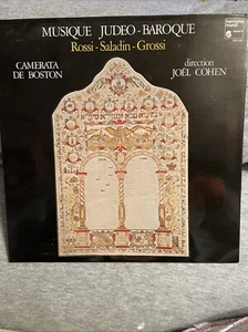 JOEL COHEN musique judeo-baroque ROSSI SALADIN GROSSI - HARMONIA MUNDI LP EX - Picture 1 of 4