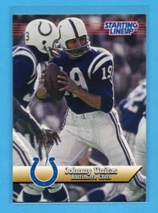 1999 Hasbro Johnny Unitas #19 Startaufstellung Sportkarte Baltimore Colts - Bild 1 von 2