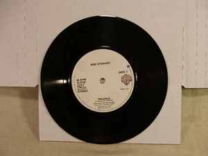Rod Stewart Trouble 7" Warner Bros NEX/EX 1981 Trouble/Tora NO SKIPS - Picture 1 of 5