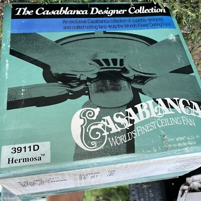 Corrente Casablanca Hermosa Series 3911D Branca de Neve motor 3 velocidades - Imagem 1 de 4