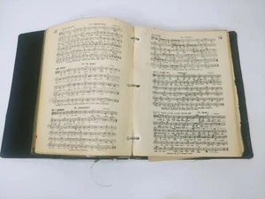 Book of Old music notes booklet antique vintage sheet muziel Song Book - Picture 1 of 9