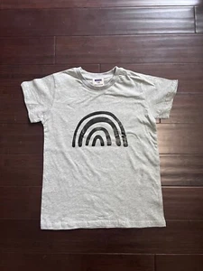 Kids Grey T shirt with Black Rainbow - Picture 1 of 1