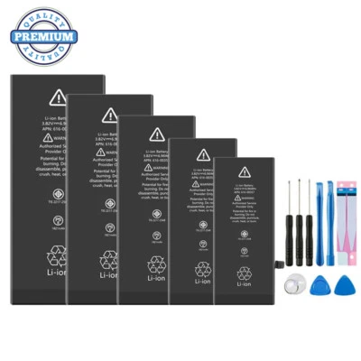 Replacement Battery For iPhone 6 6S 7 Plus 8 X XS XR MAX 11 12 SUPER Capacity+++ - Image 1 of 4