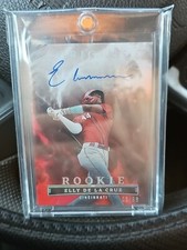 Elly De La Cruz 2023 Panini Chronicles Baseball Origins Red On Card Auto /99