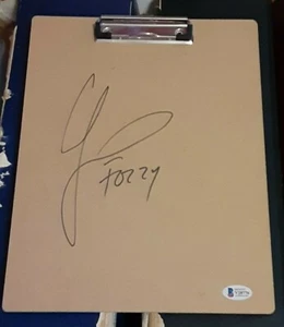 CHRIS JERICHO WWE WRESTLING CHAMP SIGNED AUTOGRAPHED CLIPBOARD BAS #V28776 LIST - Picture 1 of 2