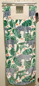 Elle Decor Oversized Tropical Pattern Plüsch Überwurf Decke 60 x 70 Neu mit Etikett - Bild 1 von 5