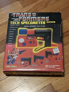 Transformers G1 Tech Specometer Eleven ottime condizioni sembra nuovo vedi foto con manuale!! - Foto 1 di 7