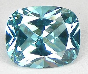 4 CARATS EXCELLENT CUT CUSHION 11x9 LAB CREATED NANOCRYSTAL PARAIBA TOURMALINE - Picture 1 of 3