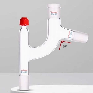 24# Clariant Distilling Head Distillation w/ Thread Opening Connector Adapter - Picture 1 of 1