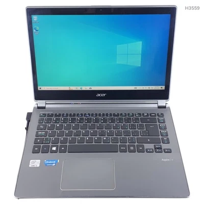 Acer Aspire V7 481P 14" Touch Laptop i5-3337U 8GB RAM 500GB HDD Win 10 Home - Image 1 of 4
