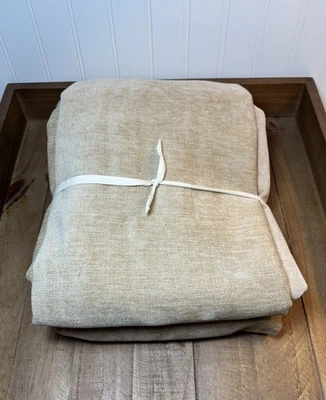 West Elm Worn Velvet Curtain ~ 48” x 108” ~ Light Filtering ~ Camel - Image 1 of 4