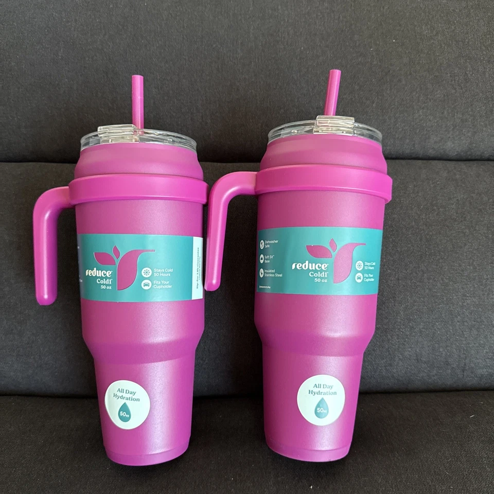 2 Reduce 50oz Tumbler with Handle,Lid&Straw Vacuum Insulated Stainless Steel Mug - Image 1 of 4