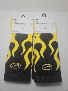 Calcetines cortos de felpa para hombre Nike Everyday llamas #IB2285-010 talla 8-12 grandes 2 pares - Imagen 1 de 15