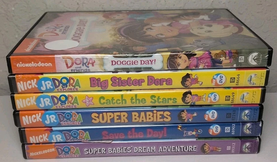 Lot Of 6 Dora The Explorer DVDs B201 Foto 1 de 1