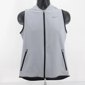 Chaleco compuesto Nike Golf para mujer talla mediana gris rendimiento bolsillos con cremallera completa - Imagen 1 de 7