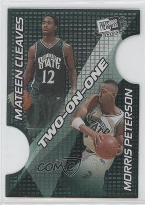 2000 Signature Edition Two On One Mateen Cleaves Morris Peterson #TO2B Rookie RC - Image 1 of 2