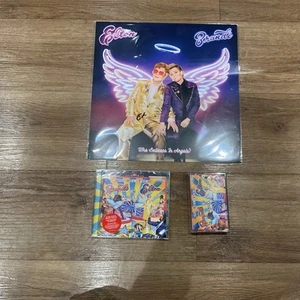 Elton John Signed - Who Believes In Angels CD + Cassette - Signed Art Card - Picture 1 of 11