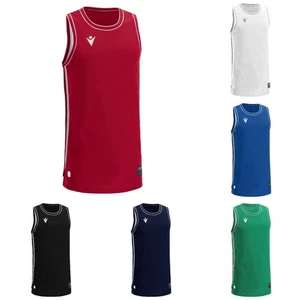 ECO SHIRT JERSEY BASKETBALL PLUTONIUM - MACRON - Size XS - 5XL - Picture 1 of 17