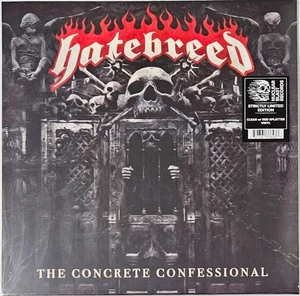 HATEBREED - The Concrete Confessional, Limited Edition Red Splatter Vinyl - Picture 1 of 3