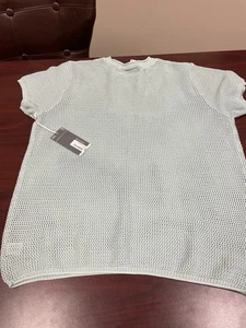 Worthington Damen Strick Pullover XXL Mintgrün SS Open Knit Pit 25 28L 6,60 SHP - Bild 1 von 6