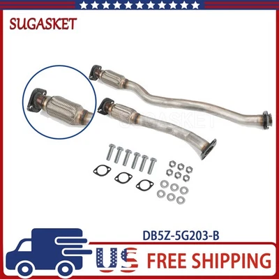 Tubo flexible de escape delantero para Ford Explorer 3,5 L V6 2013 2014 2015 2016 2017~2019 Foto 1 de 4