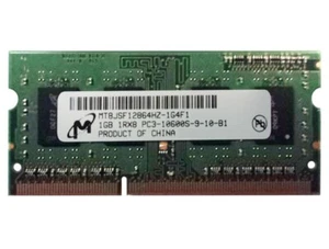 1GB DDR3 Laptop Memory PC3-10600S 1333mHz CL9 Micron MT8JSF12864HZ-1G4F1 SODIMM - Picture 1 of 3